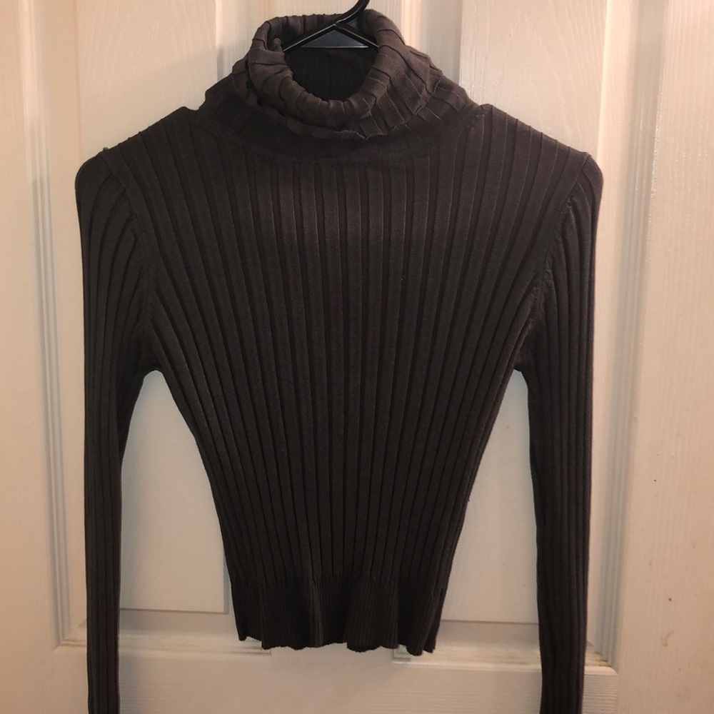Zara Knit Turtle Knick Crop top
